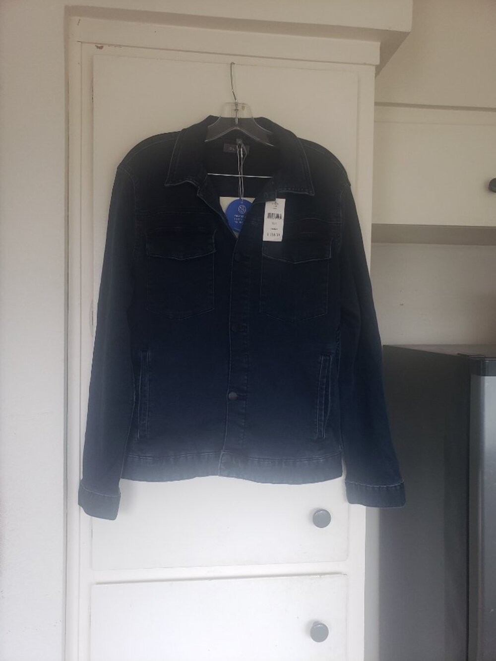 DL1961 Dark Blue Denim Jacket Size Medium